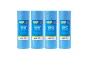 4x 100pc Spiffy 30x30cm Blue Multipurpose Household Surface Dry Polyester Wipes