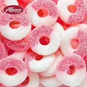 Watermelon Jelly Rings Candy 5 LBs Bulk Soft Candies FREE SHIP!