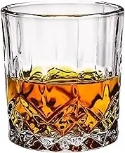 Whiskey Glasses, Lead-Free Crystal Transparent Glass, Suitable for Drinking Bourbon, Scotch, Cognac, Cocktail,1PCS