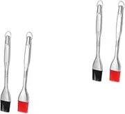 BESPORTBLE Sets Silicone Pastry Brush Heat Basting Brush Stainless Steel Handle Oil Cooking for Kitchen Pcs