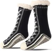 [Generic] Ultra-thick Cashmere Slipper Home Socks, Non Slip Slipper Socks for Women, Super Soft Cozy Fuzzy Winter Slipper Socks with Grippers