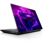Laptop Notebook Universal Skin Decal Fits 13.3" to 16" / Tiger Prowl Pink Purpl