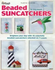 NEW THE NEEDLECRAFT SHOP PLASTIC CANVAS BEADED SUNCATCHERS OOP
