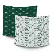 NFL New York Jets Home & Away Baby 2pk Swaddle Blanket Set NEW with TAGS