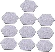 Tofficu Announcement Bulletin Board 10pc Memo Felt Board Wall Protectors Decorative for Office Classroom Photo Classroom