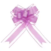 10pcs 9" Large Pull Bow Gift Wrapping Big Organza Bows Ribbon Rose Red