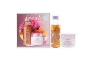 Fresh Deep Hydration Duo by Fresh for Women - 2 Pc 3.3oz Rose Deep Hydration Facial Toner, 1.6oz Rose Deep Hydration Face Cream