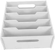 KALLORY Multi-grid Storage Box Coin Box Desktop File Organizer Ticket Storage Case