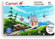 Camlin Kokuyo Student Poster Colour, 18 Shades (Multicolor)
