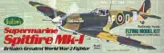 Guillows 504 Supermarine Spitfire MK-1 Military Aircraft Plane Kit