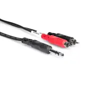 Hosa Technology Stereo 1/4" Male to 2 RCA Male Y-Cable (6.5')