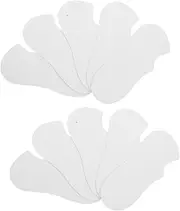 Healeved 100pcs Sock Display Cards: 22.5x9.2cm Cardboard Inserts for Short Socks -retail Organizing Jigs with Stackable Design - White Packaging Tools for Store