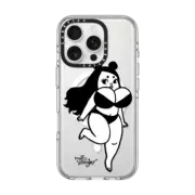 iPhone 16 Pro Clear Case MagSafe Compatible Suzy Floating by Mel Stringer