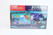 1x jigsaw puzzle science periodic table 500 piece with student educational book