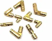 2/6/12X Copper Solid Brass Chest Gift Music Box Wine Wooden Case Hidden Invisible Concealed Barrel Hinge 4x15 5x19 5x25(6pcs 5x25mm)