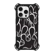 iPhone 16 Pro Bounce Case MagSafe Compatible SUPER WAVY (BLACK)