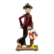 [Pure Arts] Bored Ape Yacht Club Bored Captain Ape 1:8 Scale Statue