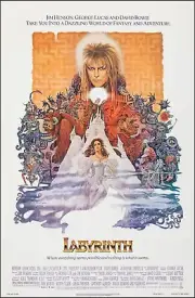 Labyrinth David Bowie Jennifer Connelly George Lucas Fantasy Movie Poster
