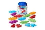 Learning Resources Snap-n-Learn Alphabet Alligators, Fine Motor Toy, 26 Double-Sidedpiece, Ages 18 Months +, Multicolor