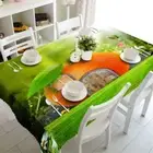 Fresh Oranges 3D Tablecloth Table cover Cloth Rectangle Wedding Party Banquet