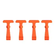 4 Pack Heavy Duty Cooler Latches Fits YETI RTIC Coolers (Orange) OCRRR-12333