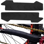 Bike Chainstay Protector 2Pcs MTB Silicone Frame Guard for Most Bicycles