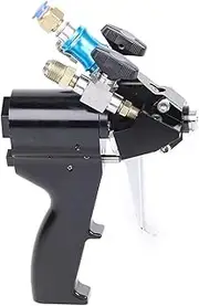 Electric Paint Sprayer Polyurethane Foam Spray Gun, P2 Pu Polyurea Pouring Air Purge Sprayer 0.2-0.12Mpa High Pressure Self Cleaning Coating Home Paint Sprayer