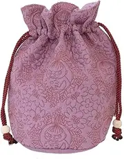 [丸眞] Marushin 1425025700 Drawstring Bag, Moomin, Quilted Purple