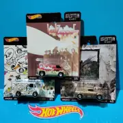 2020 HOT WHEELS POP CULTURE LED ZEPPELIN SET AUSTIN MINI SUPER VAN COMBAT MEDIC