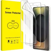 JETech Screen Protector for Samsung Galaxy S25 Ultra 5G, Flexible TPU Film, Fingerprint ID Compatible, Easy Installation, HD Clear, 3-Pack