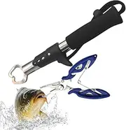 Fish Grippers Saltwater - Bass Lip Grabber with Lanyard Gripper Tool Kit,Compact Grabber Tool Catfishing Tackle for Freshwater Saltwater