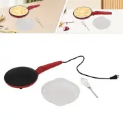 7 in 600w 110v Electric Crepe Maker Household Non-Stick Pancake Machine Red