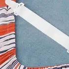 4 Pcs Fastening Belt Hook Mattress Grippers for Sliding Elastic Garters Bed
