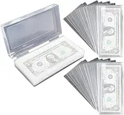 Money Bill Sleeves,100x Banknotes Protector Sleeves | Waterproof Banknotes Protector Sleeves, Dollar Bill Display Protector Sleeves for Bill