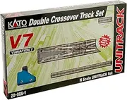[Kato] USA Model Train Products V7 UNITRACK Double Crossover Track Set
