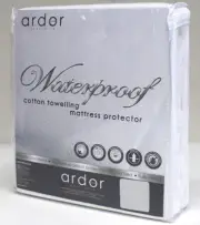 Ardor SINGLE Bed Waterproof Towelling Mattress Protector. Dust mite proof