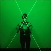 Q4 Handheld Double Headed Biue Laser Sword Green Laser Pointer Red Lazer Torch