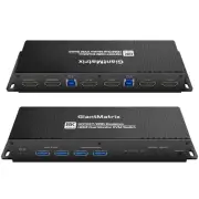 Kvm Switches HDMI 2 Monitors 2 Computers edid Extended Display 4k 144hz HDMI2...
