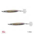 2pcs Silver 1.5oz Colt Sniper jig 42g Fishing Vertical jig 3561D-DT MUSTAD Hook