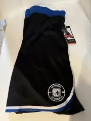And1 XL Basketball Short 10 Inseam Black With Blue/ White Trim Pockets