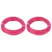 18AWG Gauge Stranded Hook-Up Wire PVC Tinned Copper Wire 7.5m/25ft Red