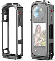NovelGoal Metal Protective Case for X5, Magnetic Quick Release Camera Cage w Cold Shoe and 1/4" Threads, Anti-Scratch Protector Cover, Camera Housing Frame (Aluminum)