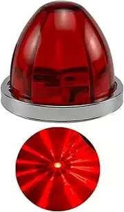 Watermelon Lights - Watermelon Indicator Trailer Side Light - Stable Under Glow Wheel Lamp Auxiliary Lighting Replacement for Trucks Boats