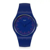 在飛比找Yahoo奇摩購物中心優惠-Swatch New Gent 原創系列 BLUENRED-