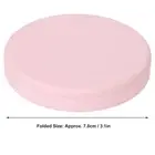LED Compact Mirror Round Shape 3X Magnification Rechargeable Double Sided Ad HR6