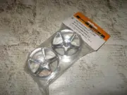 RC HPI Super Star 2.2” 1:10 Off Road Buggy Rear Wheel Set Plastic Chrome 3032