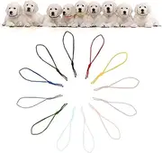 60Pcs Stretchy Puppy Collars for Litter Elastic Colored Whelping Identification Bands for Newborn Puppies and Kittens Bulk Assorted ID Cords for Whelping, 4 Inches, 12 Colors
