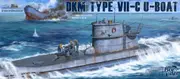 Border Model 1/35 DKM Type VII-C U-Boat Plastic Model Kit [BS-001]