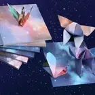 DIY Fold Craft Handmade Manual Material Paper Folding Star Paper Origami Art