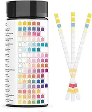 Water Quality Testing Kit - 1 Drinking Water Test Kit,100 Strips Well Water Test Kit, Aquarium Lead Testing Kit Easy Testing for Hardness, Iron